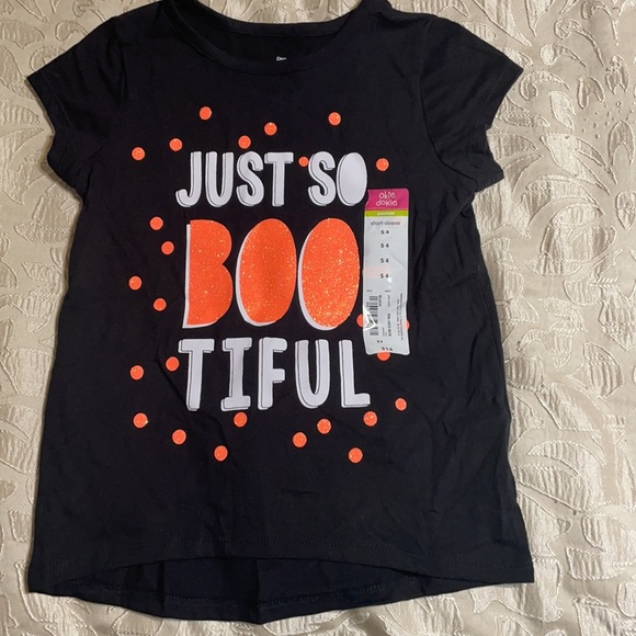 Okie Dokie Girls S 4 Short Sleeve Halloween T-Shirt - Picture 7 of 7